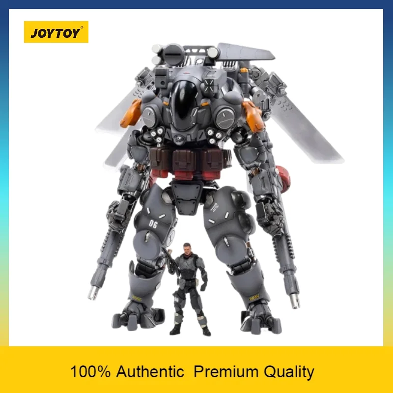 In Stock JOYTOY Dark Source Iron Wrecker 06 Orbital Combat Mecha Bombardment Type 1/25 Sci-Fi Action Figure With Matching Pilot