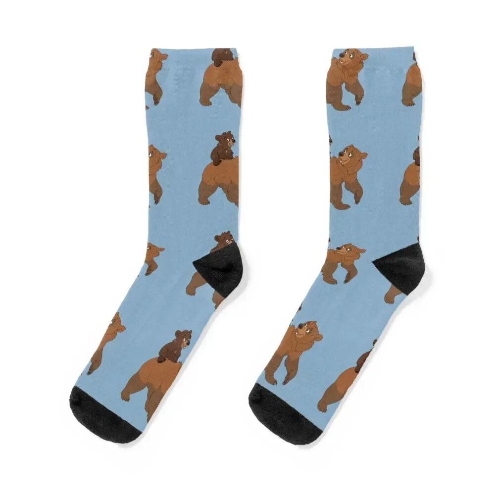 

Brother bear Socks anti-slip cute warm winter Ladies Socks Men's