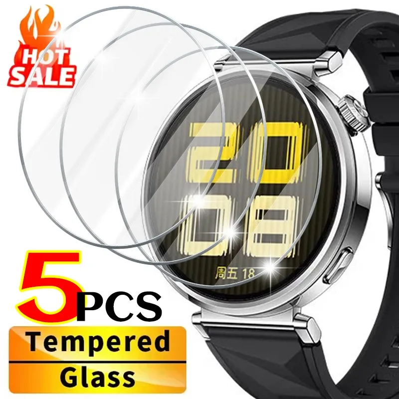 

For Huawei Watch GT5 4 3Pro 2 46mm 41mm Tempered Glass Screen Protector Hardness HD Clear Film for Watch GT5 GT4 GT3 Smartwatch