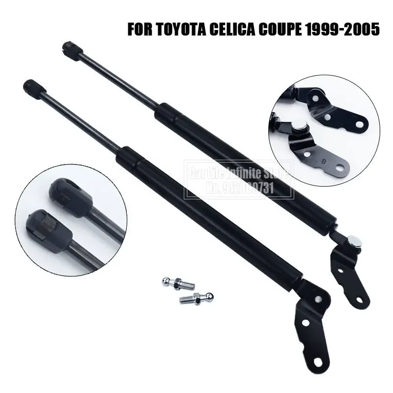 

2x Car Rear Boot Tailgate Gas Support Lift Struts Fit Toyota Celica Coupe 99-05 6896020240L 6895020240R 6895080108L 6896080063R