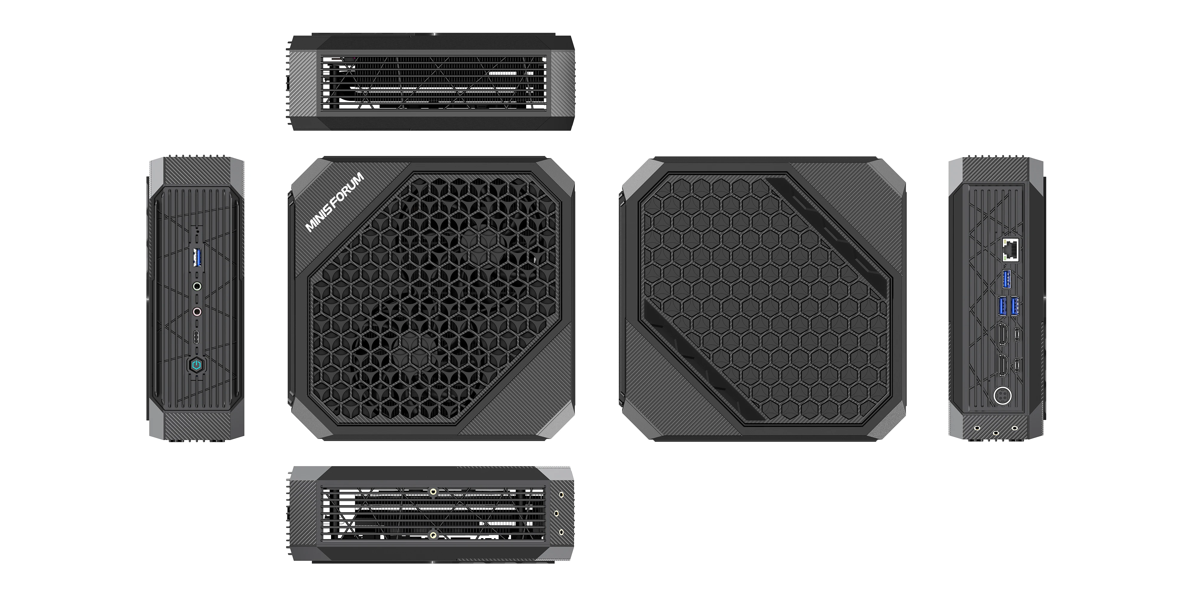 Mini PC HX99G para computador de mesa para jogos, Windows 11, AMD Ryzen 9, 6900HX, AMD Radeon RX 6600M, DDR5, 32GB, 512GB, SSD, USB 4