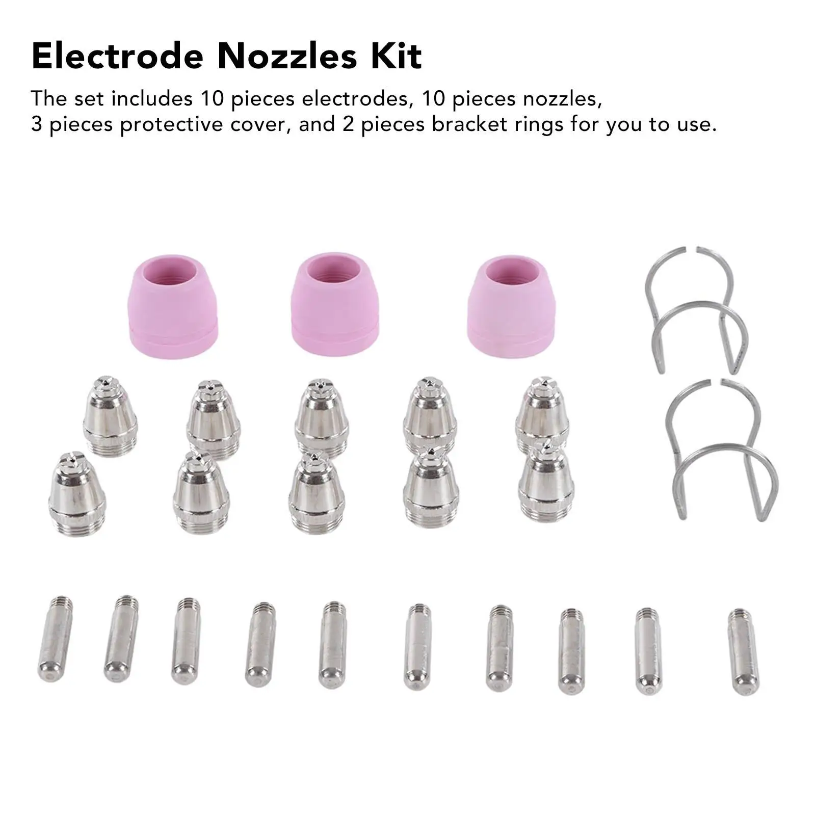 for ag 0 for ag 60P Cutter Consumables Set - Electrode Nozzles Kit for Precision Cutting Tools