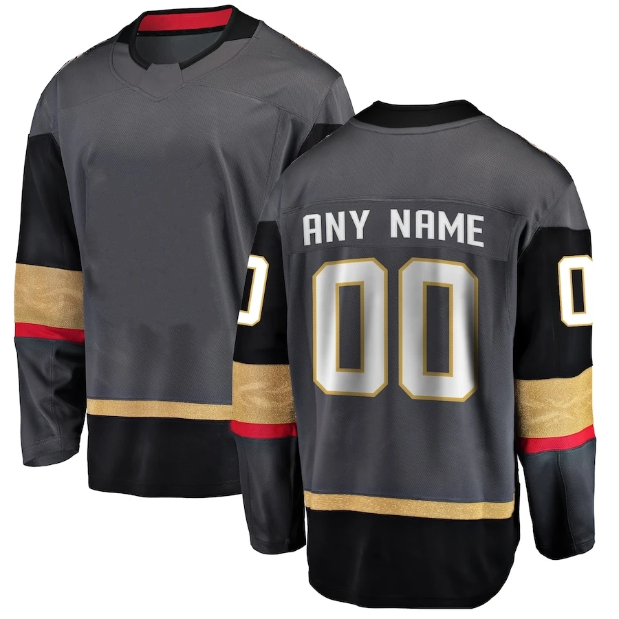 

Custom Stitched Vegas Golden Hockey Jersey Name No. 61 Mark Stone 71 William Karlsson Ice Hockey Uniform