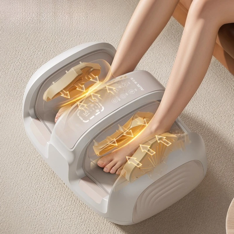 Foot Massager with Deep Tissue Massager Improves Circulation Blood Flow Through Kneading Movements Heat Massage- Plantar Fascia