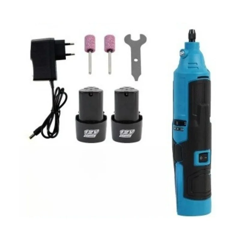 12V Cordless Rotary Tool Handheld Lithium Battery Powered For Carving Polishing Cutting DIY Craft Workshop Processing Tasks