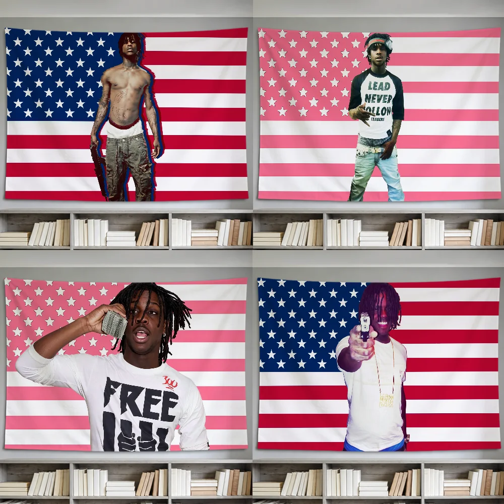 Rapper Singer C-Chief Keef Flag For Room Dorm Party Hogar Bedside Living Room Wall Hanging Garden Decor Banner Gift