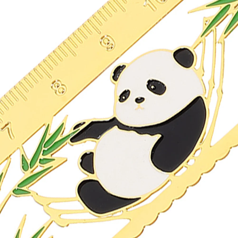 

2Pcs Metal Decorative Bookmark Ruler Vintage Style Scale Ruler Book Marker Reading Accessory Metal Bookmark Book Markers