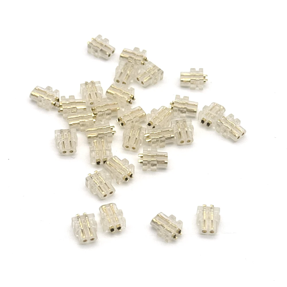 NEW 2pin Socket Female 0.78mm Double Pin Socket Male Diy Custom High-end Headphone Cable Accessories Pin Plug Connector