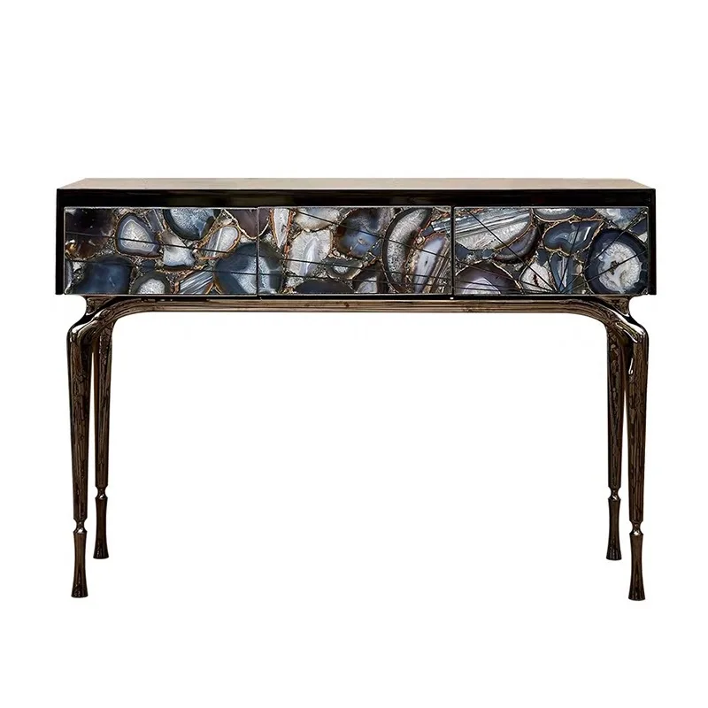 

Light luxury door cabinet large apartment villa simple entrance door