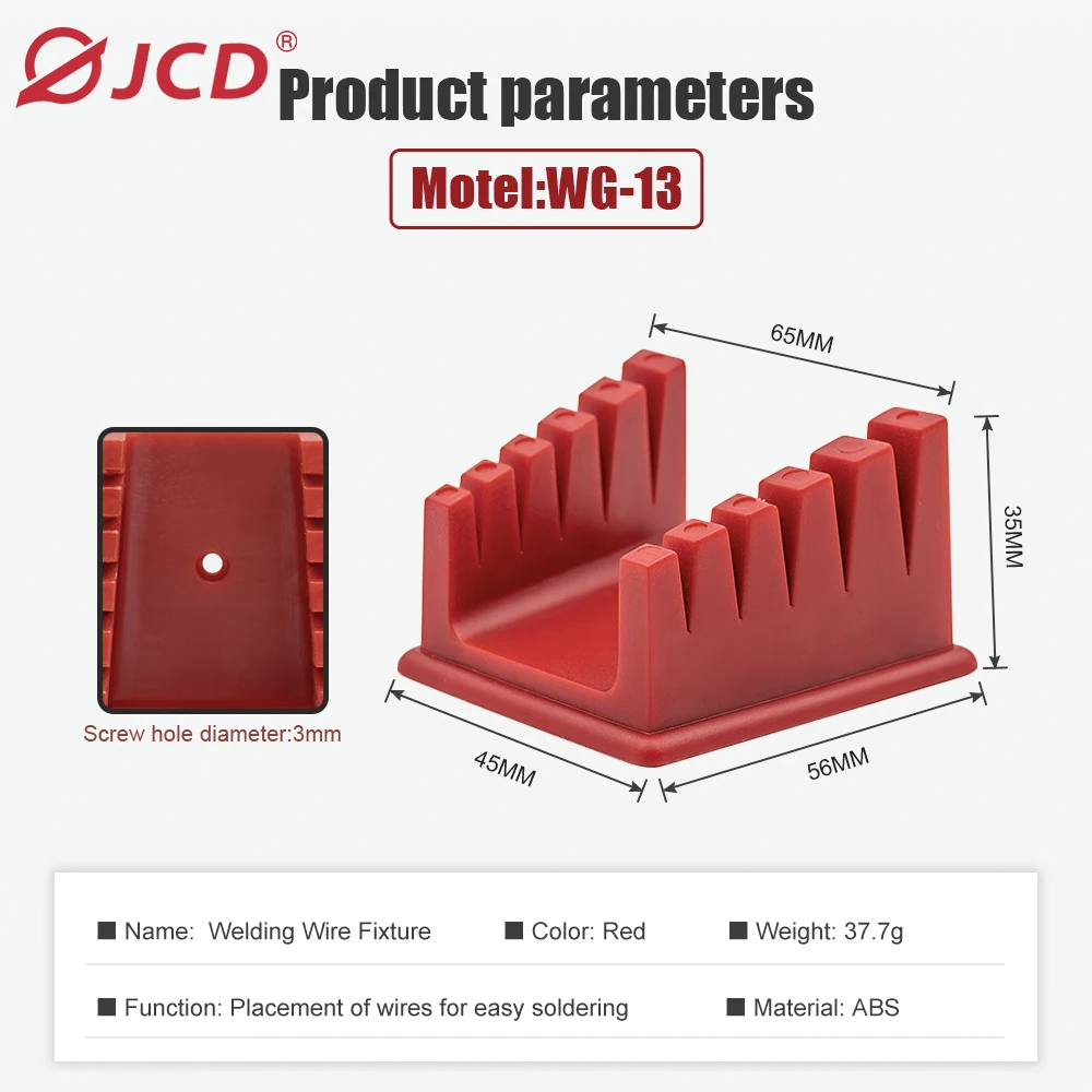 Imagem -02 - Jcd Welding Wire Fixture Bracket Braçadeira de Mesa para Solda-mãe Abs Repair Tool
