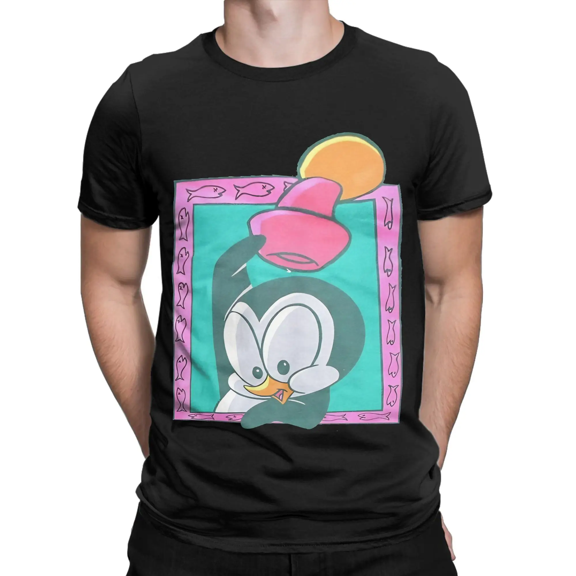 Chilly Willy Universal Studios Souvenir Classic Shirt Novelty 100% Cotton T-Shirt Chilly Willy Tees Tops For Men