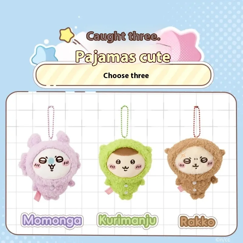 MINISO Miniso chiikawa pijama muñeco de peluche colgante lindos adornos colgantes Momoka