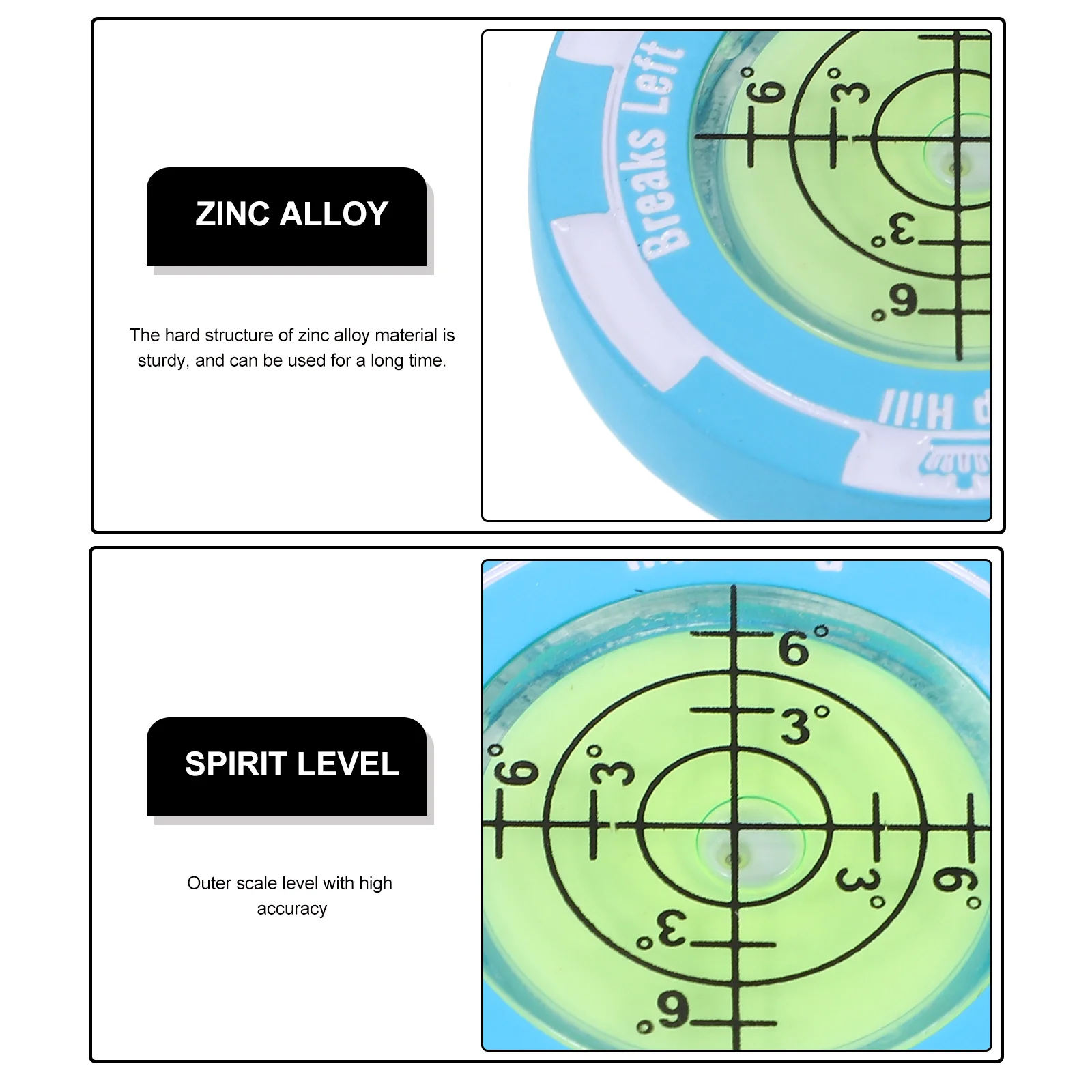 

High Ball Marker Zinc Alloy Sturdy Ball Position Tool Corrosion Resistant Wear Proof for Outdoor Golf Sports Use