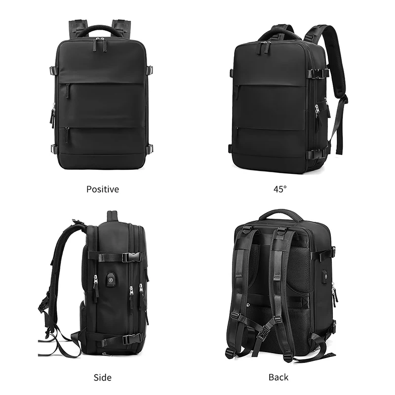 حقيبة سفر جديدة ذات سعة كبيرة حقيبة ظهر للسفر مقاومة للماء حقيبة ظهر للأمتعة اليدوية حقيبة ظهر للكمبيوتر المحمول في جامعة الأعمال