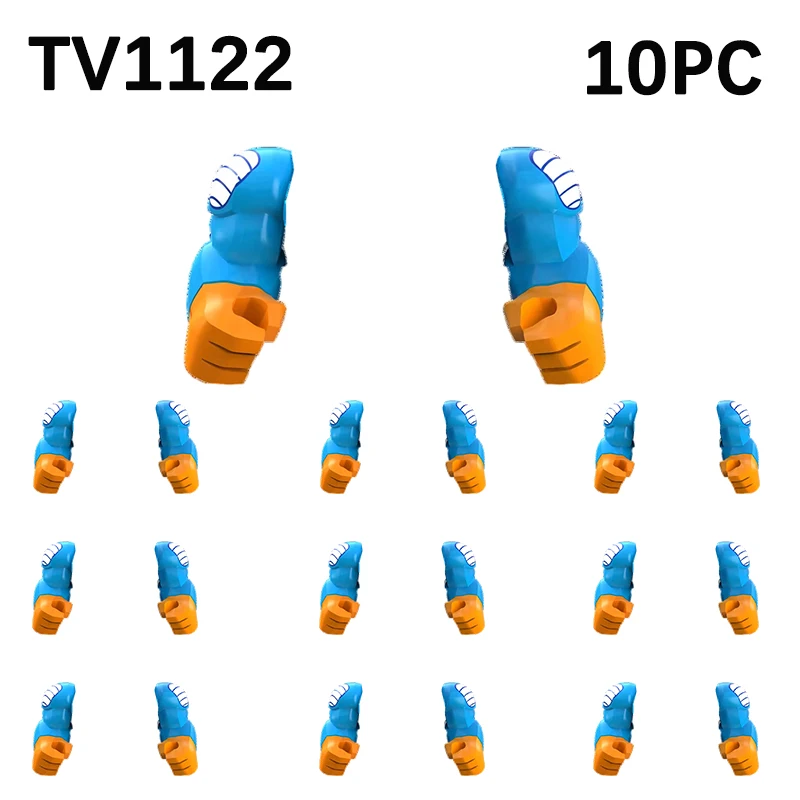 10PC TV6214 Building Block Figurine Set, Statue Building Kit TV6215, Statue Assemble TV6213 Figurine Model for Kids Room Decor