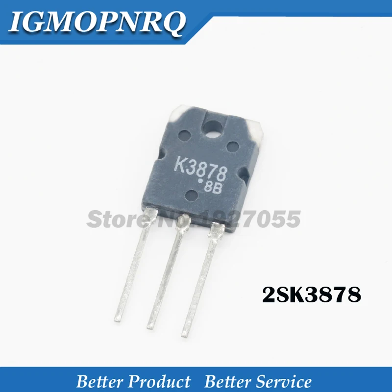 Tubo de interruptor dedicado para máquina de soldadura, 5 piezas, 2SK3878, K3878 TO-247, K3878, TO-3P, 9, a900v, nuevo