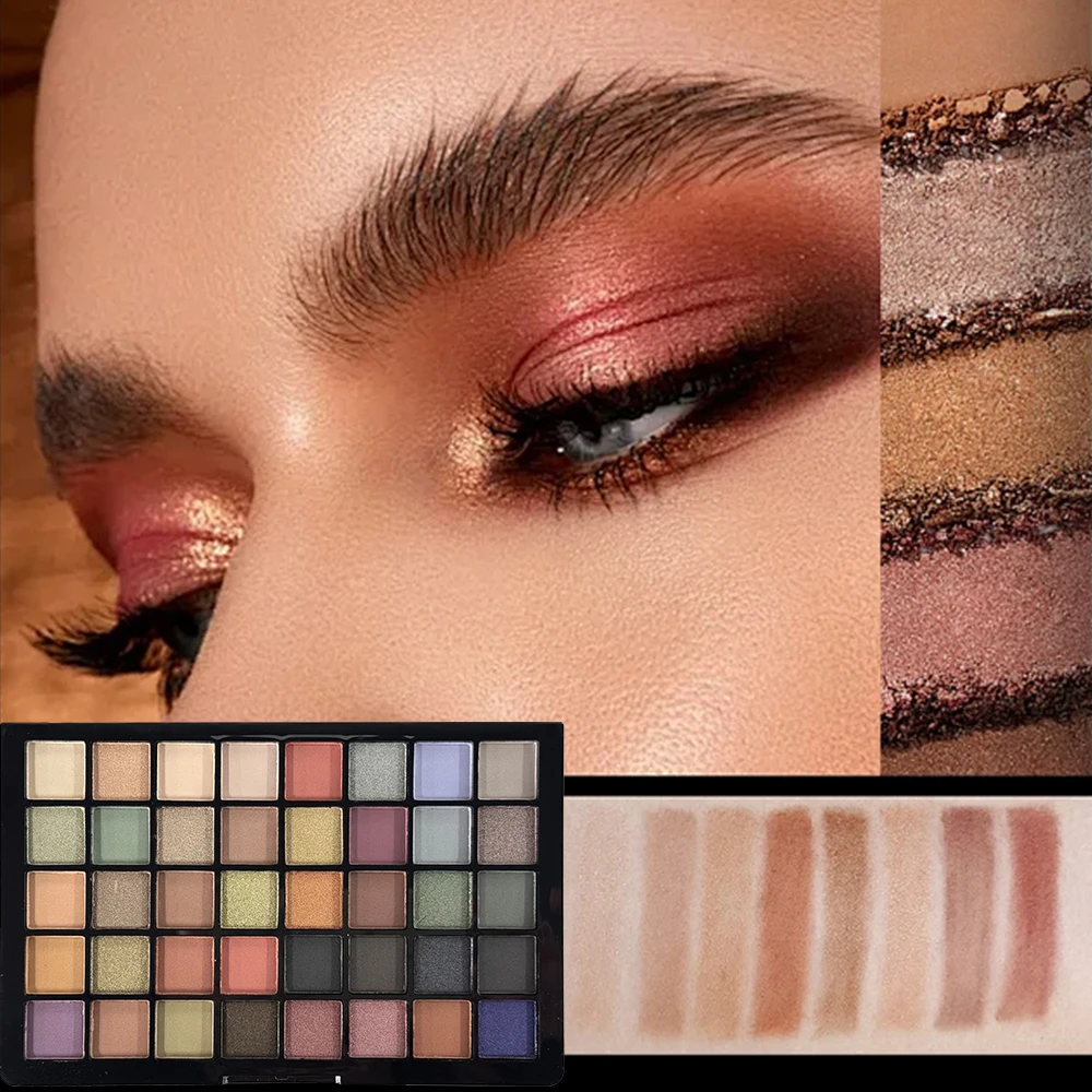 1Pc TLM アイシャドウパレット 簡単に塗布できる長持ちする防水メイクアップ シマー クリスマスパーティー デイリーステージメイクアップ