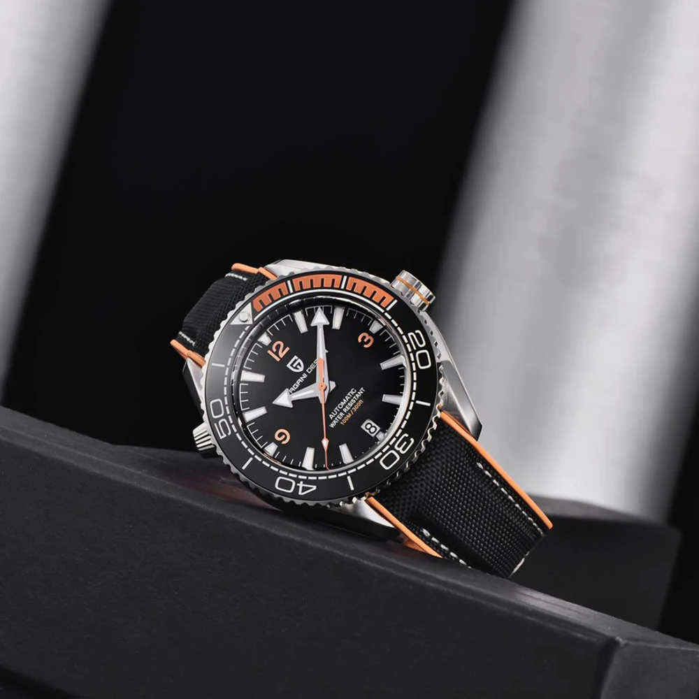 PAGANI DESIGN New PD-1679 Men's Watch Japan 8215 Movement Mechanical Watches Sapphire Glass 100M Waterproof Automatic Wristwatch