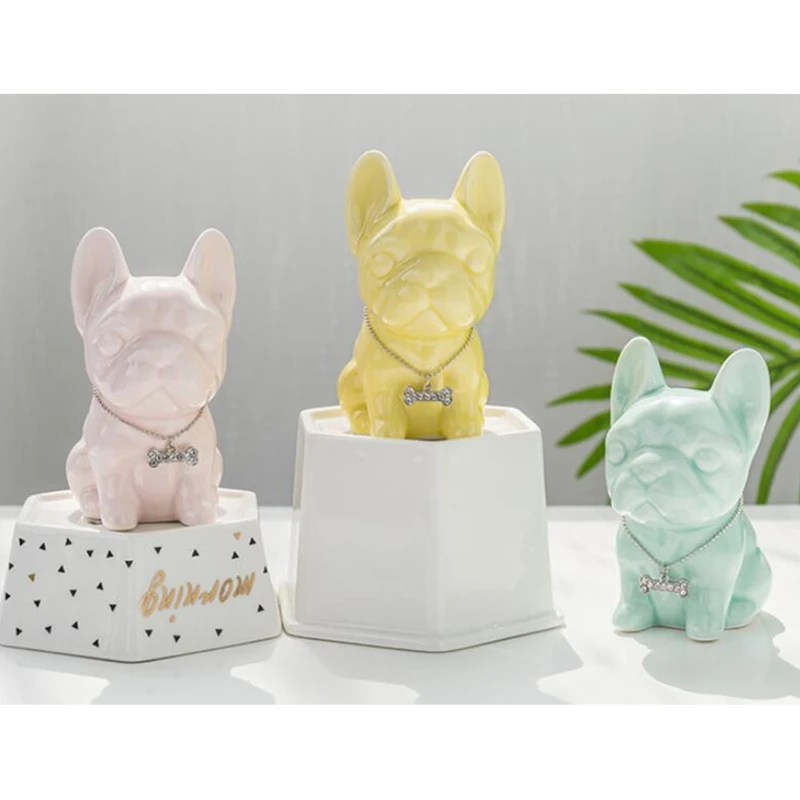 DIY 3D French Bulldog Silicone Mold Handmade Crafts Car Decor Crystal Epoxy Resin Mould Home Decoration Ornaments Casting Tools