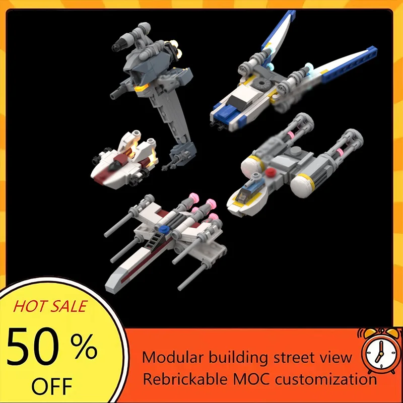 

430PCS Popular Space War Movie Model MOC Building Bricks Spaceship Modular Technology Gifts Holiday Assemble Children Toy Suit