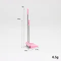 Pink Broom Dustpan