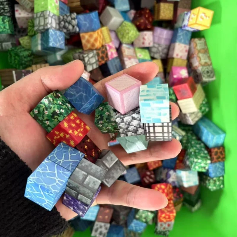 50-400pcs DIY 2CM Magnetic Building Blocks. Home-Made Educational Toy Vibrant colors STEM & play skills. Perfect holiday gift