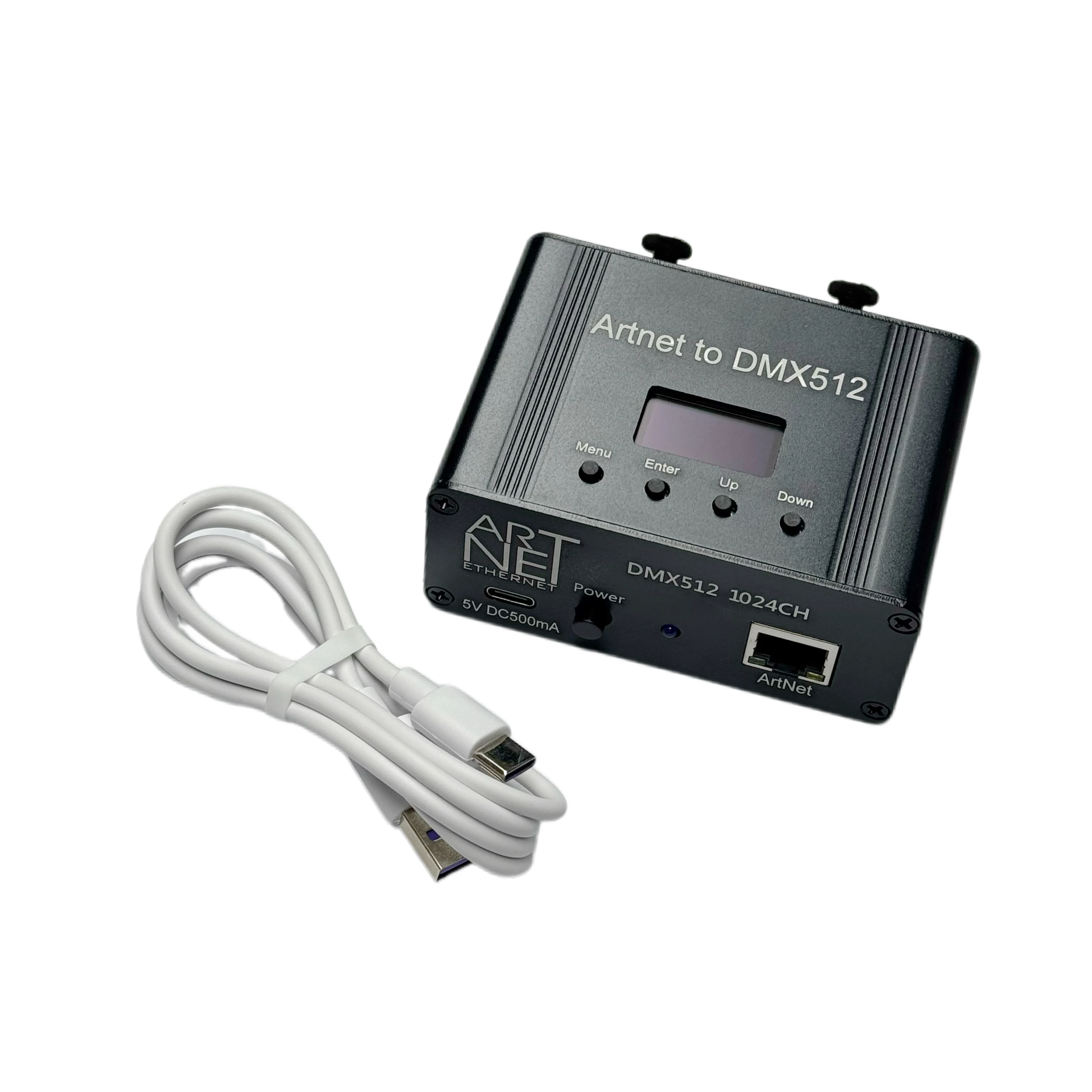 controller-di-illuminazione-ethernet-artnet-dmx512-a-8-2-porte-2-universi-1024-canali--compatibile-con-ma2-titan-freestyler