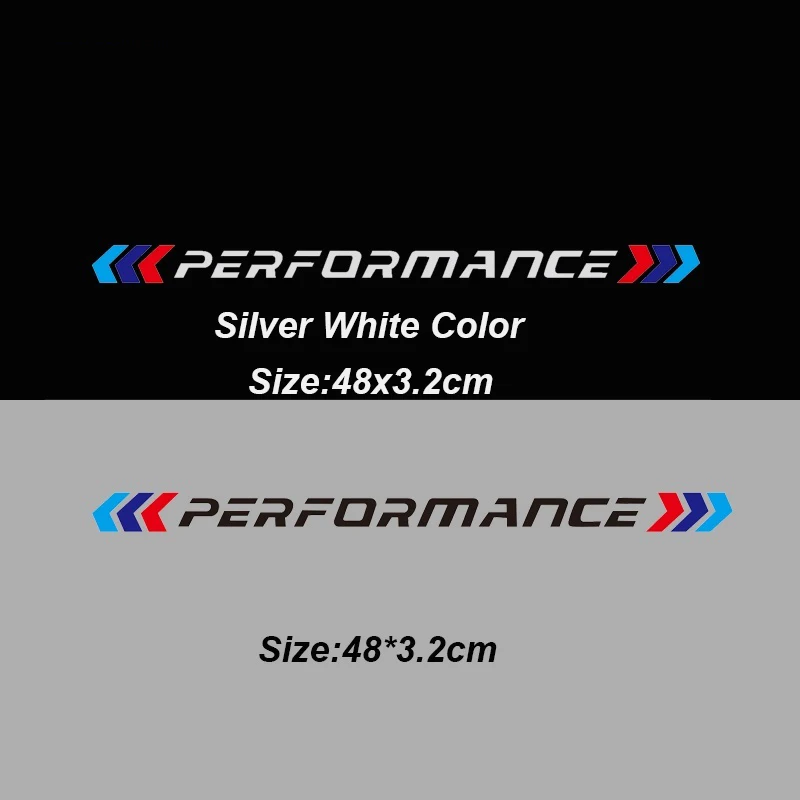 1Pc MPerformance Car Rear Sticker For BMW E36 E39 E46 E60 E64 E85 E87 E90 M3 M2 M4