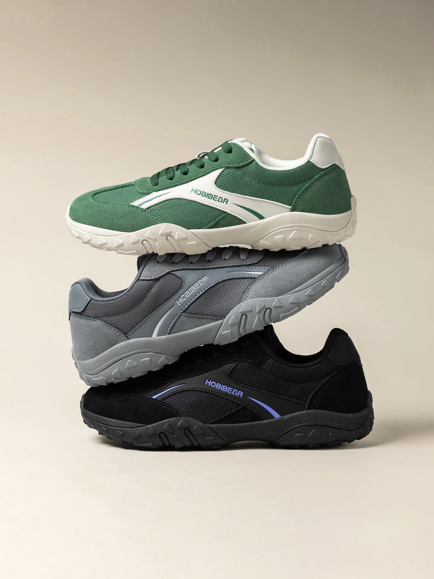 HOBIBEAR Wander-Sneaker mit breiter Passform, Unisex, für Outdoor-Reisen, Trailrunning, klassische Retro-Anti-Rutsch-Wanderschuhe – Detail 12