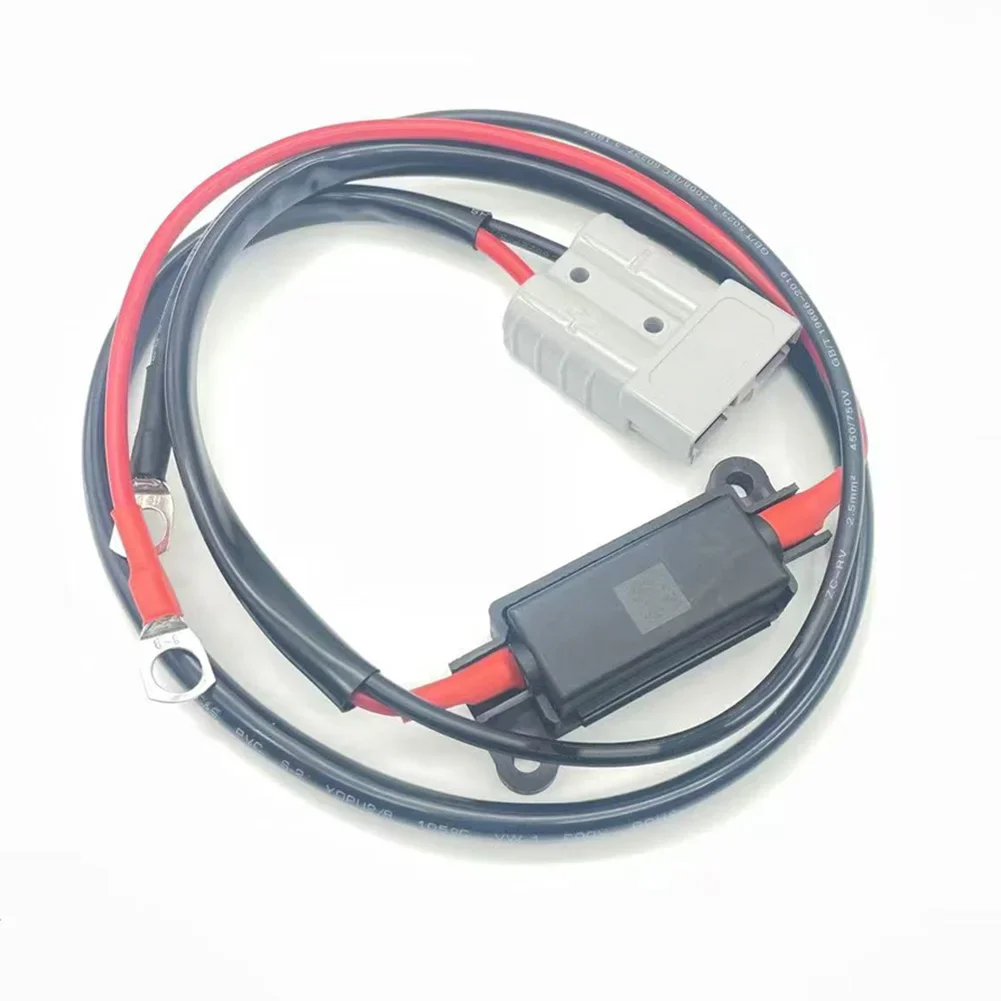 1pc 50A Connector Battery Quick Connect/Disconnect Connector Cable Kit With 40A Fuse High Conductivity Terminals