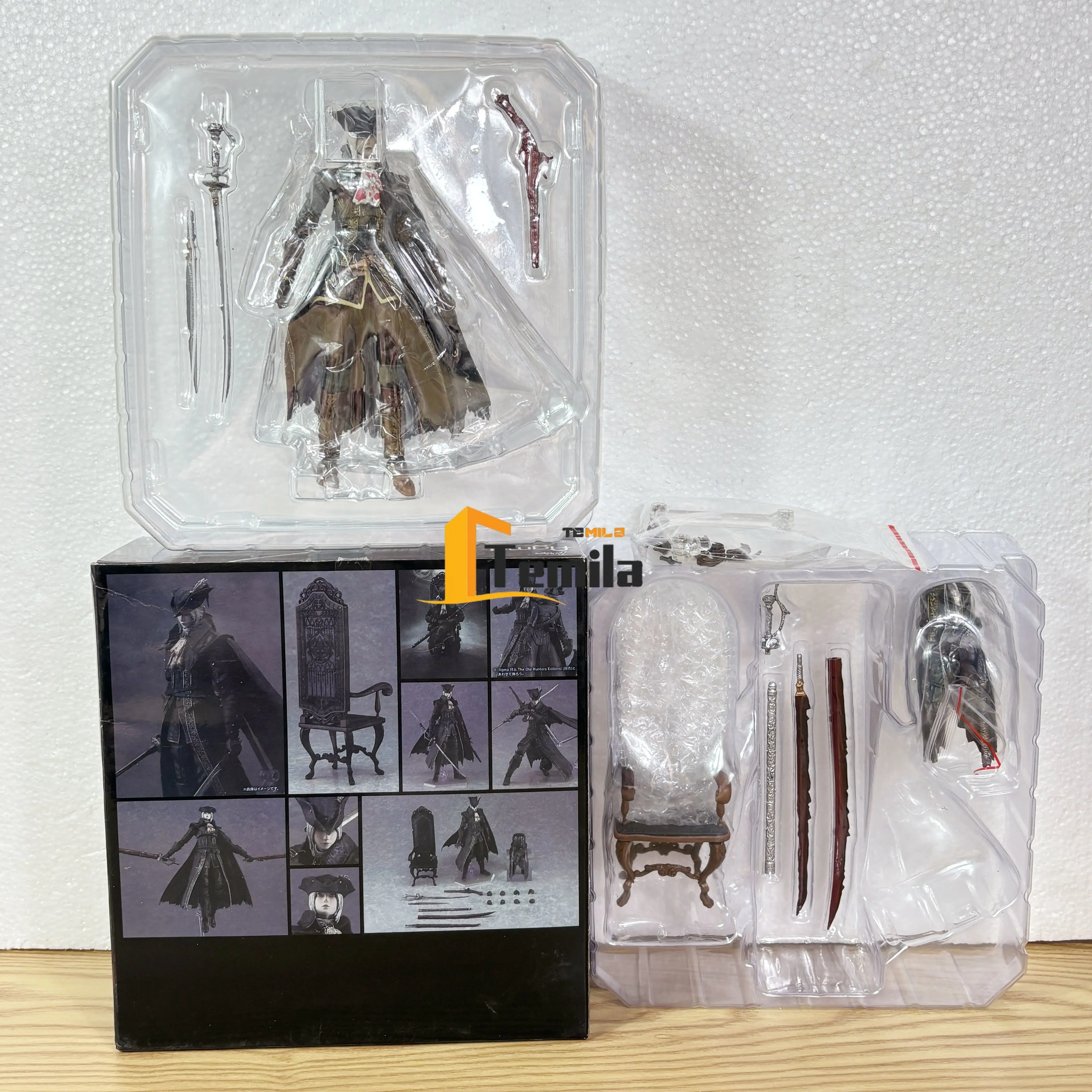 15cm Figma 536 Bloodborne Lady Maria DX Version Movable Joint Action Figure PVC Statue Desktop Model Ornament Figurines Gift