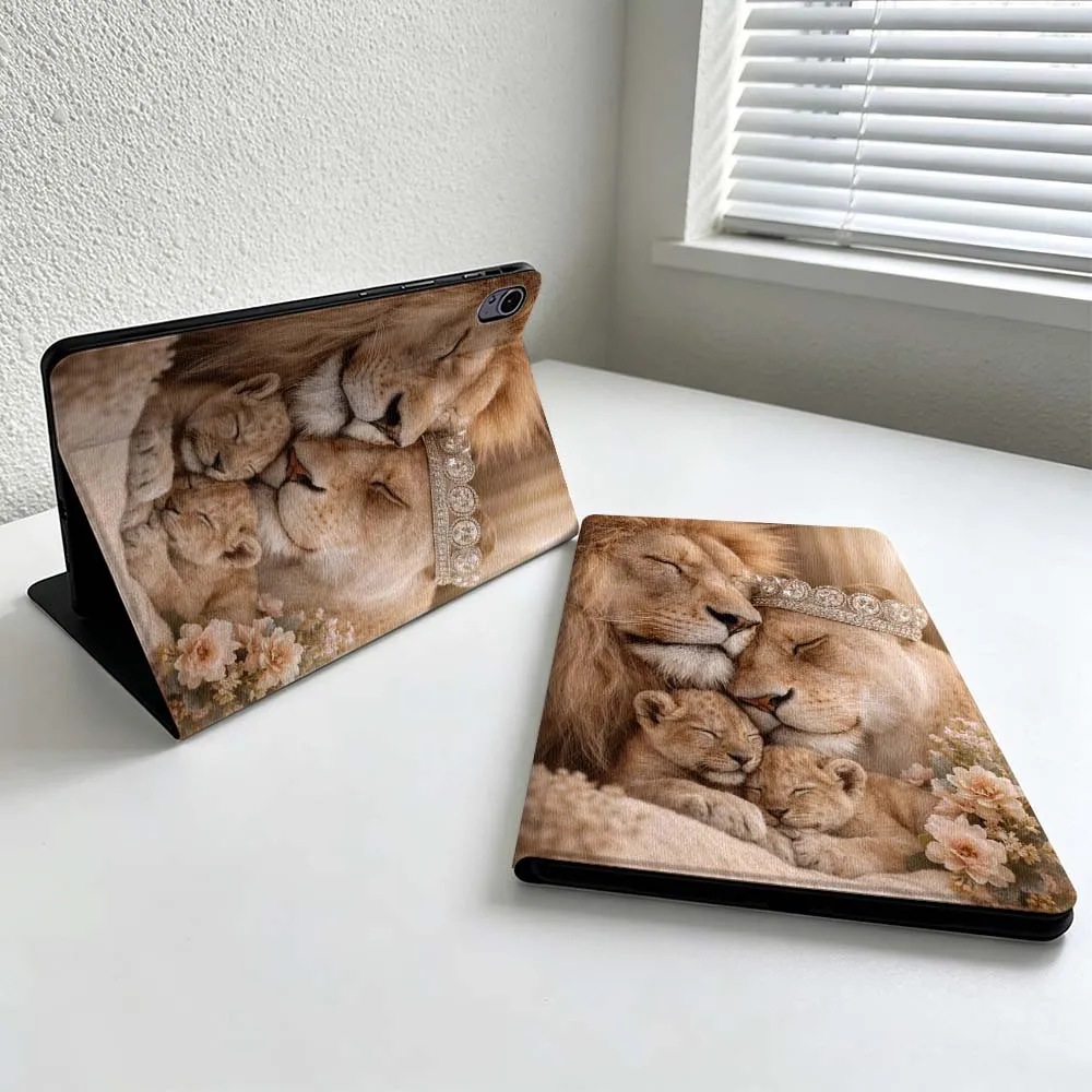 Lion Family Crown Hug Cover For Huawei MatePad MediaPad MagicPad Honor Pad 10 9 8 X10 X9 X8 Pro Soft Inch Tablet Case