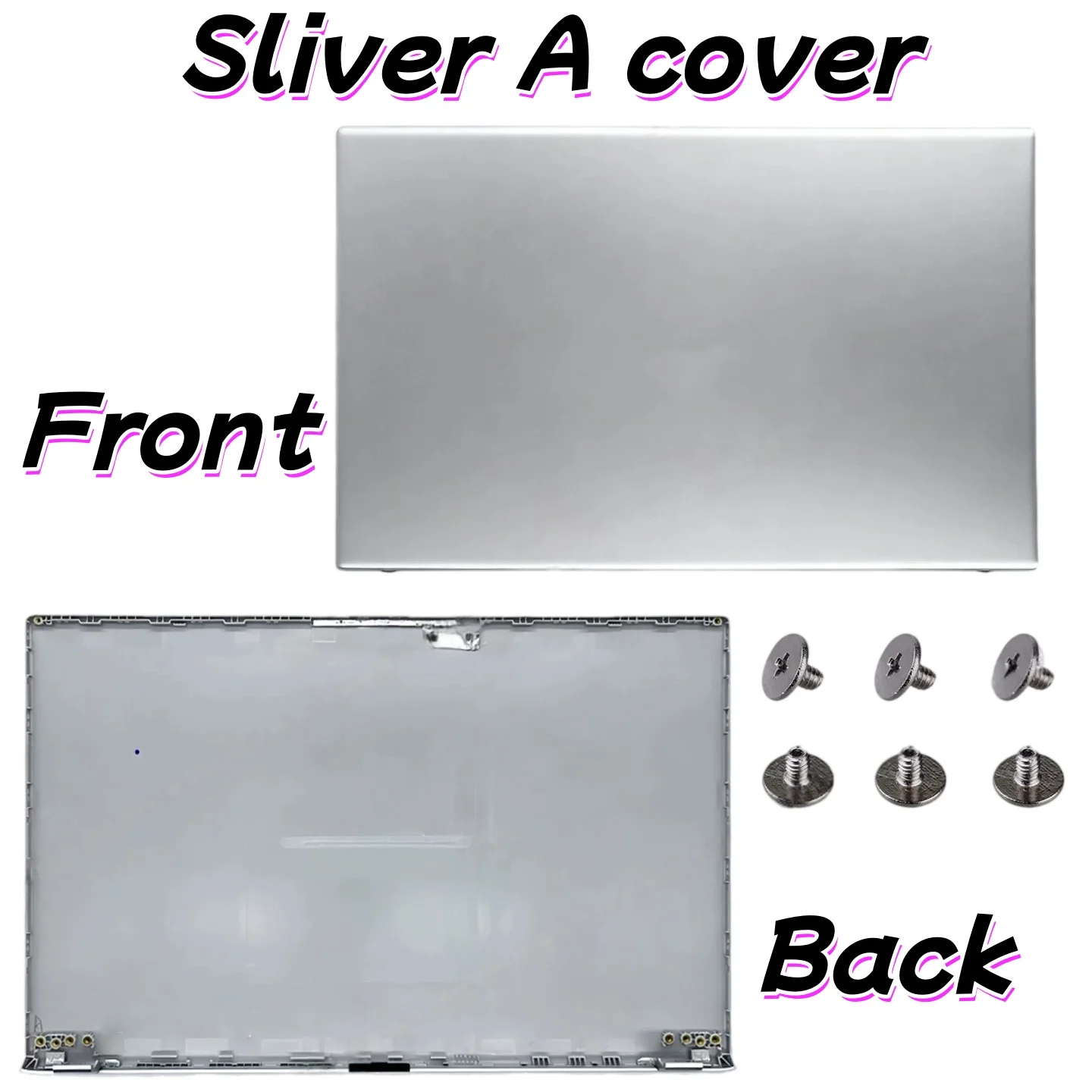 Replacement LCD Back Cover Front Bezel Rear Cover Hinge For X512 V5000F V5000D V5000J Y5100U Laptop Outer Cover