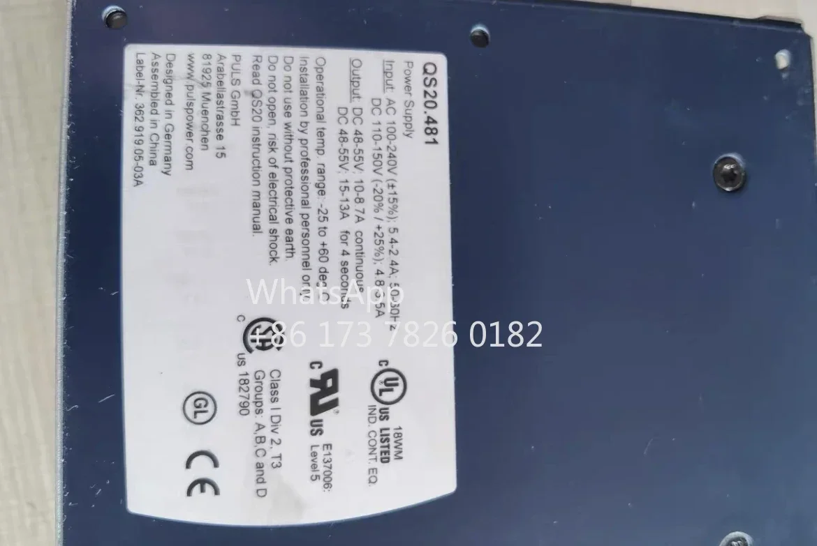 Tes QS20.481 catu daya bekas OK