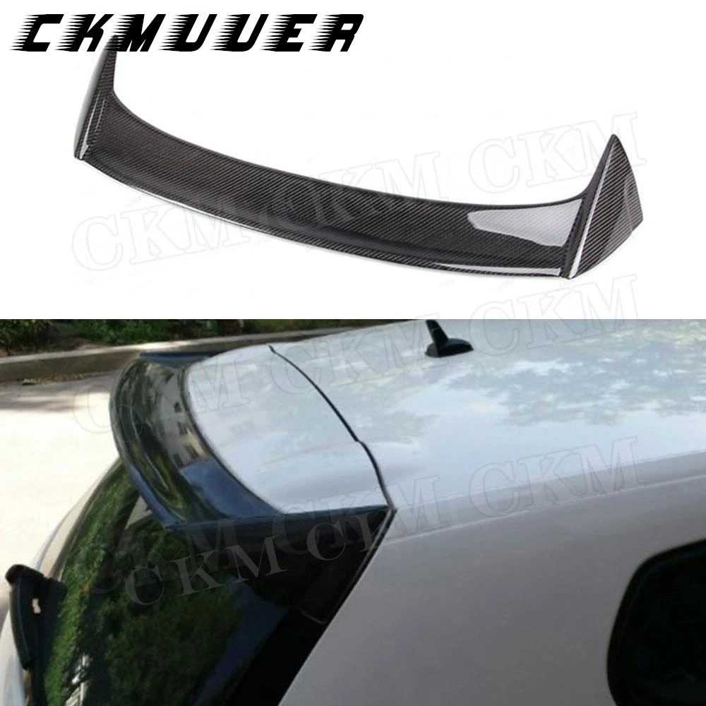 

CKMUUER углеродное волокно O стиль задний спойлер на крышу для Volkswagen VW Scirocco Standard 2009-2013 спойлер без крыльев багажника