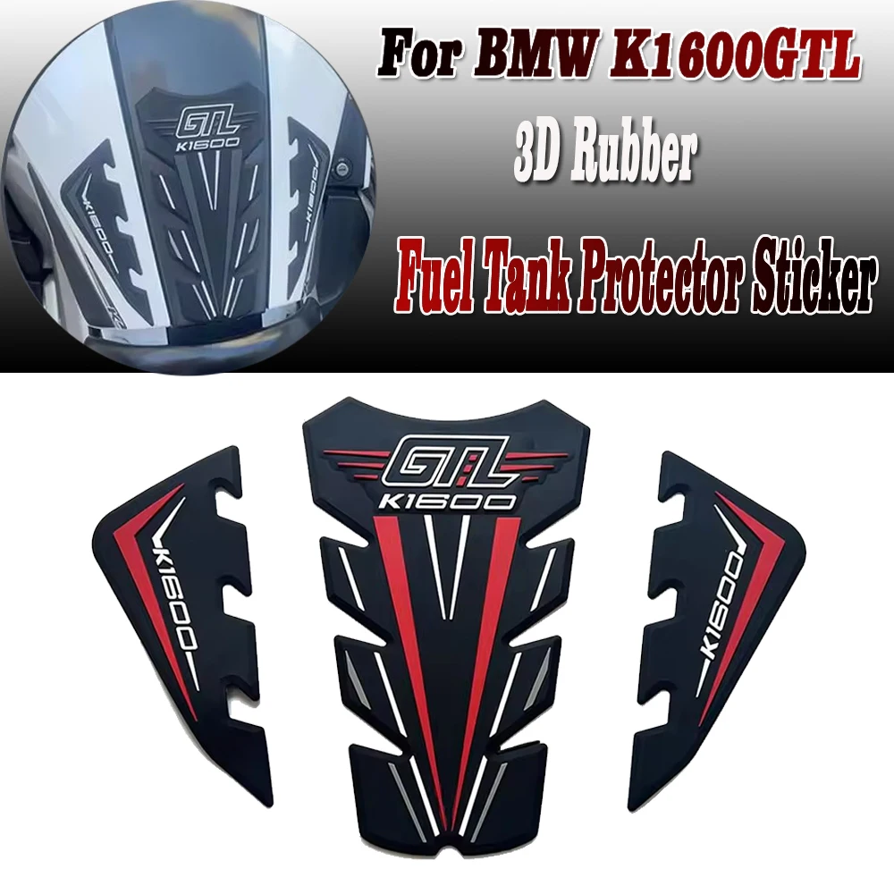 For BMW K1600GTL Grand America Accessories Rubber Fuel Tank Anti-slip protective Stickers Moto Decals BMWK1600GTL K1600 GTL