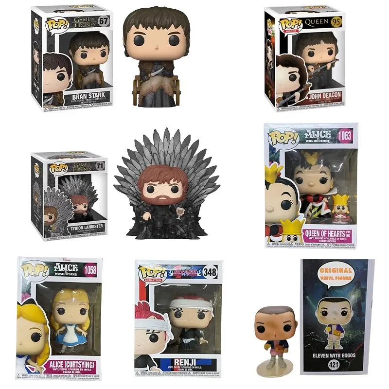 Funko POP Game ofThrones Bran Stark Night King Queen John Deacon Tyrion Lannister Action Figure Desktop Decor Toys Gifts