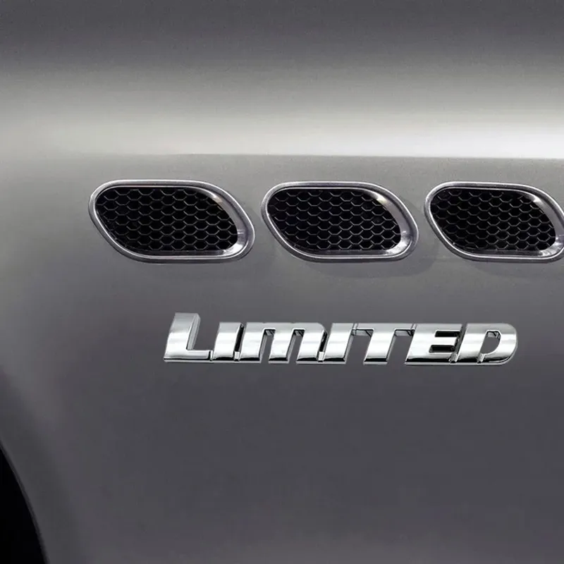 

Универсальная автомобильная эмблема LIMITED Edition, декоративная наклейка для кузова автомобиля, 3D значок на багажник автомобиля, наклейка из АБС-пластика, авто внешние аксессуары