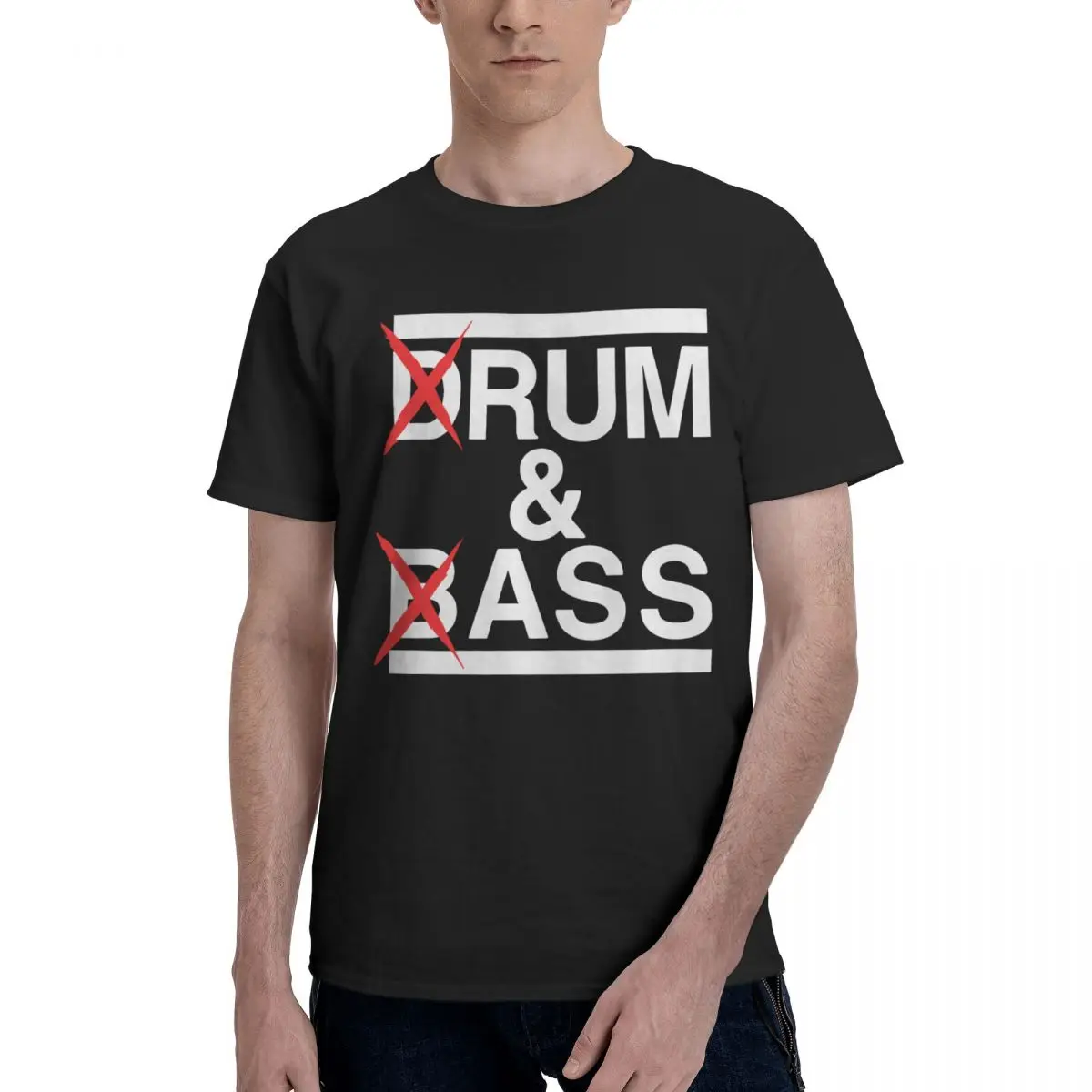 Men Funny Drum And Bass Rum And Ass T Shirt Vintage Oversized Cotton Custom Sleeve Men Tshirt