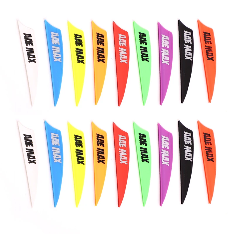 30pcs Arrow Feather AAE Groove Plastic Fletching Vanes DIY Plumage For Archery Bow Hunting Shooting Accessories