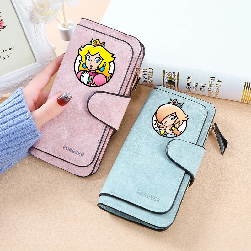 

Super Marios Bros Folding Card Holder Adult Anime Fashion Wallet Cartoon Money Bag Cute Coin Purse Casual Accessories Gifts 2025