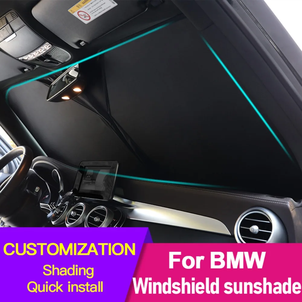 

Car Windshield Sunshade Car Interior Shading Plate For BMW G20 G60 MINI F54 X6 F16 X1/iX1 U11 Front Shading Sun Protection