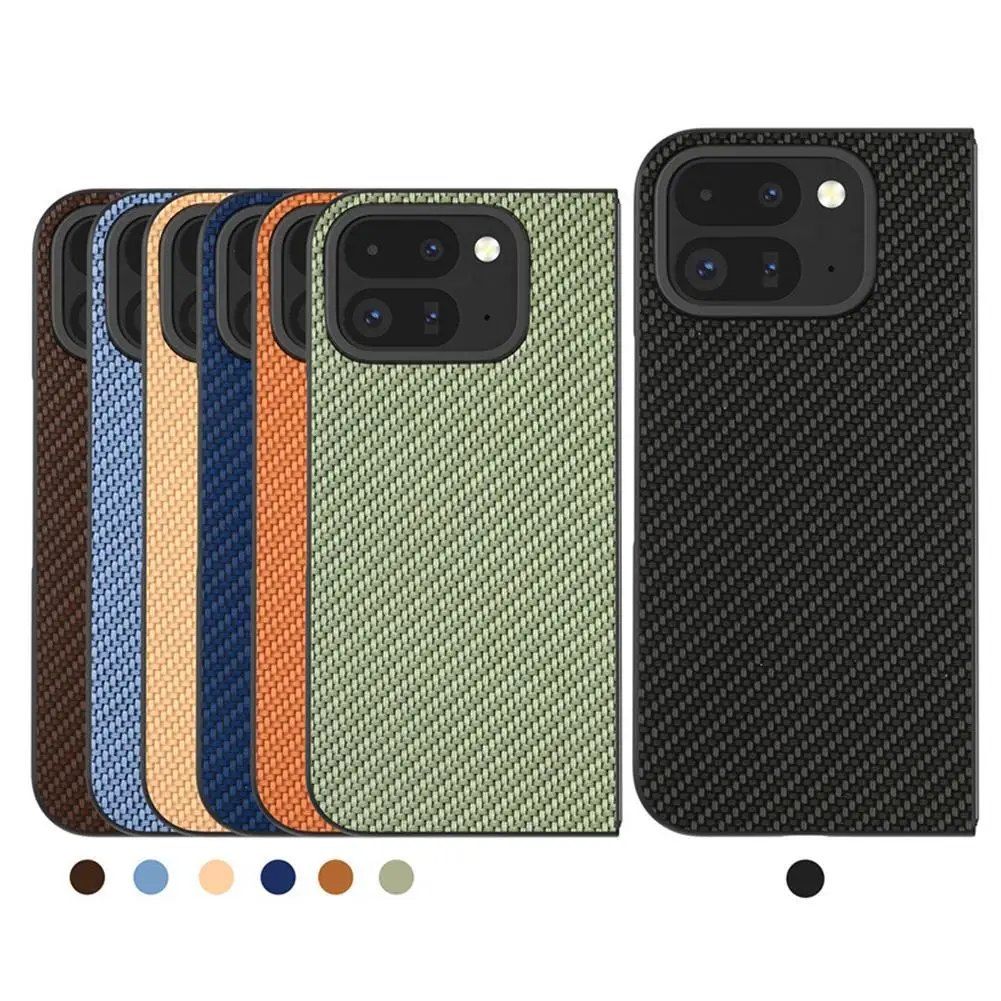 FOR Google Pixel 9pro Fold Phone Case Carbon Fiber Leather Fall Case Fold2 Phone Case FOR Google Pixel 9pro Fold Phone Case