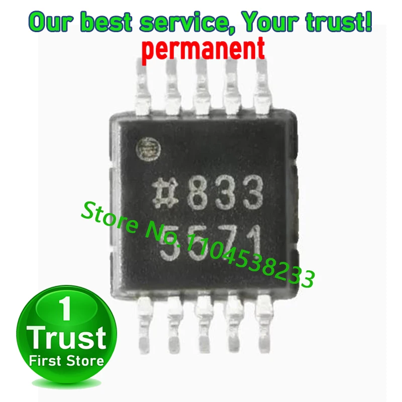 AD9833 AD9833BRMZ AD5623RBRMZ-5 MSOP-10 5PCS/LOT  Trust First   in stock