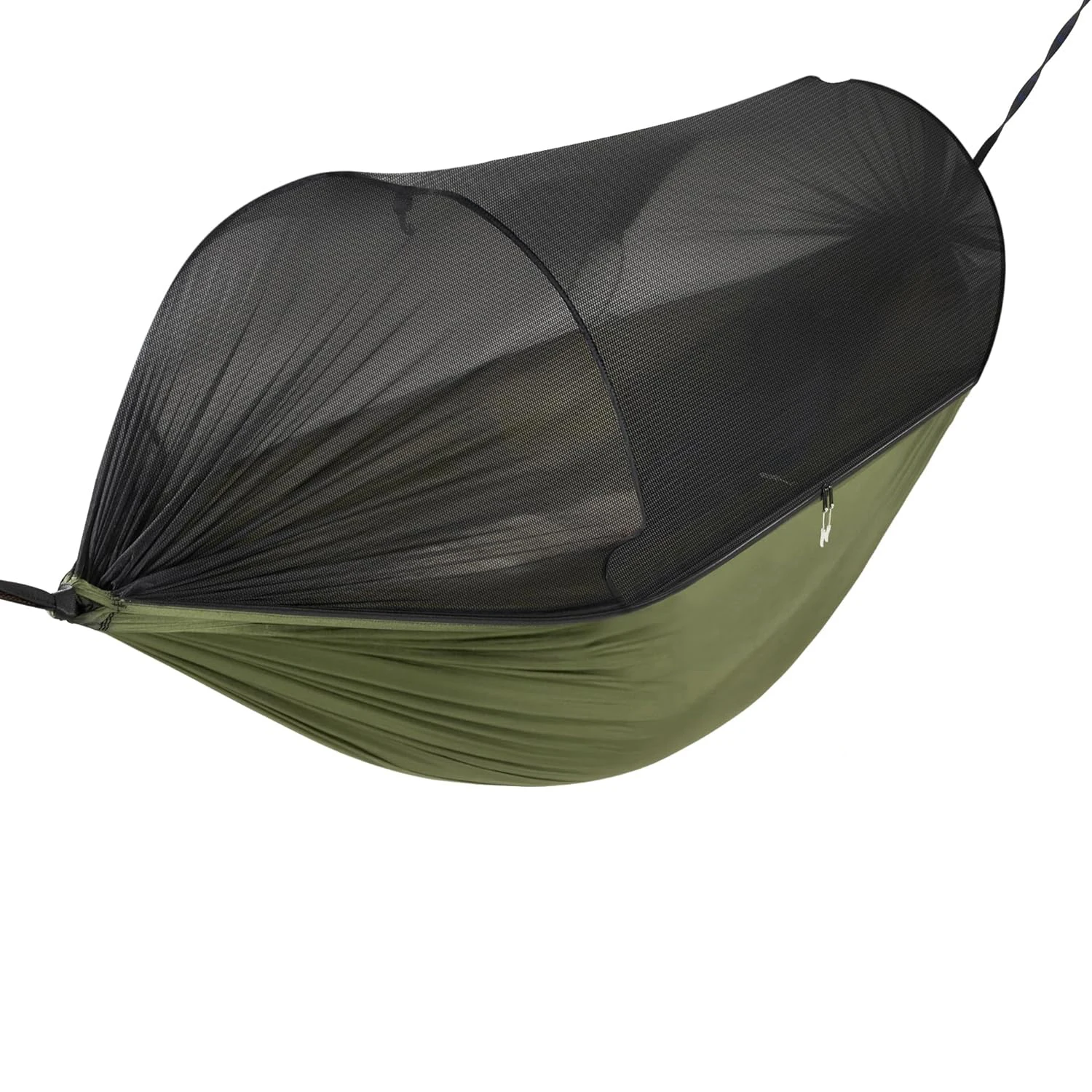 

Camping Hammock-Portable Nylon Heavy Duty Hammock Spacious Net Tree Straps Adjustable Loops 150kg Capacity Outdoor/Indoor Usepro