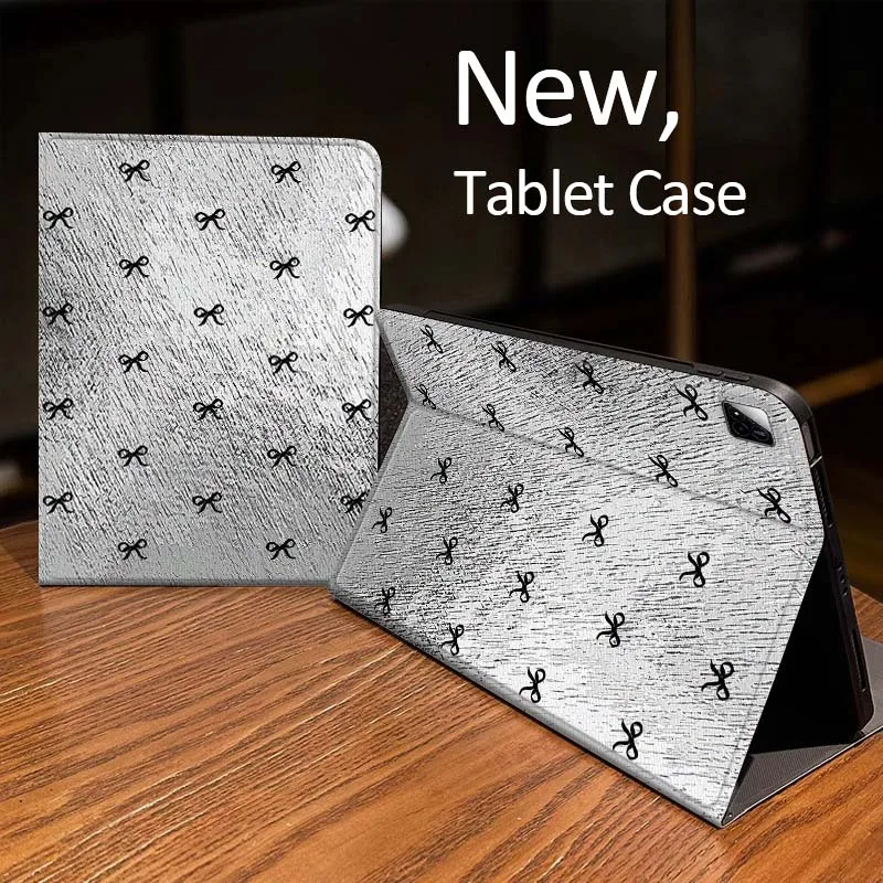 

Pink Striped Bow Cartoon For Xiaomi Mi Redmi Pad 2 4 5 7S 6S 6 7 8 Plus SE Pro K 2025 inch 8.7 11 Tablet Case