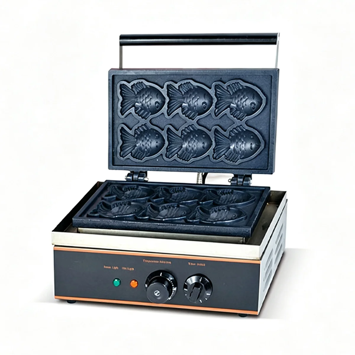 T*& High Quality Crepe Maker Professional Hot Selling Catering MachineKorean Fish Crisp Maker Taiyaki Waffle Cake Maker
