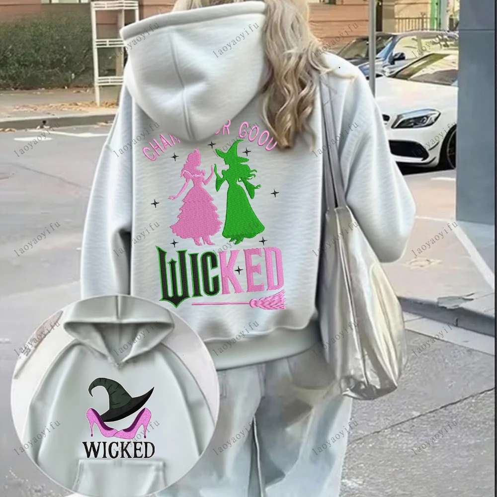 الجمالية الشريرة الخيال فيلم الجرافيك هوديي 2025 الرجال/النساء هوديس Harajuku الجمالية للجنسين بلوفر شتوي البلوز