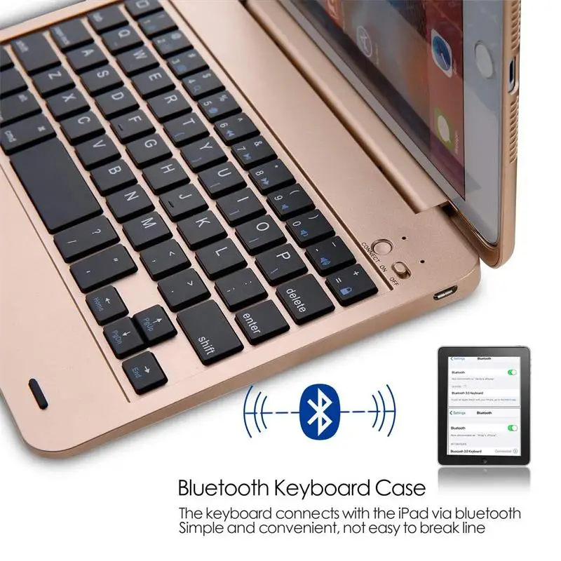 Smart Keyboard Folio Case for iPad Mini 6 8.3inch Wireless Bluetooth Keyboard For iPad Mini1 2 3 4 5 7.9 Magic Shockproof Cover