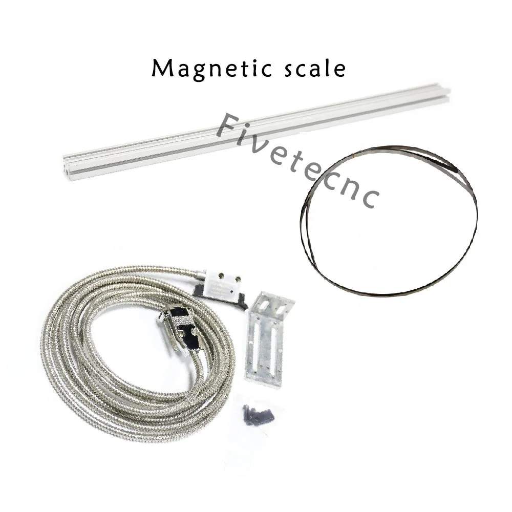 Magnetic Scale 5 Micron with 3 Meter Cable for Digital Readout System on Lathe Milling Machine